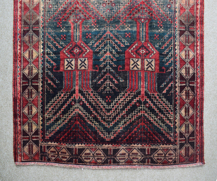 4 X 9 Ft Handmade Rug From Anatolian Design Turkish Wool Carpet Shr1010