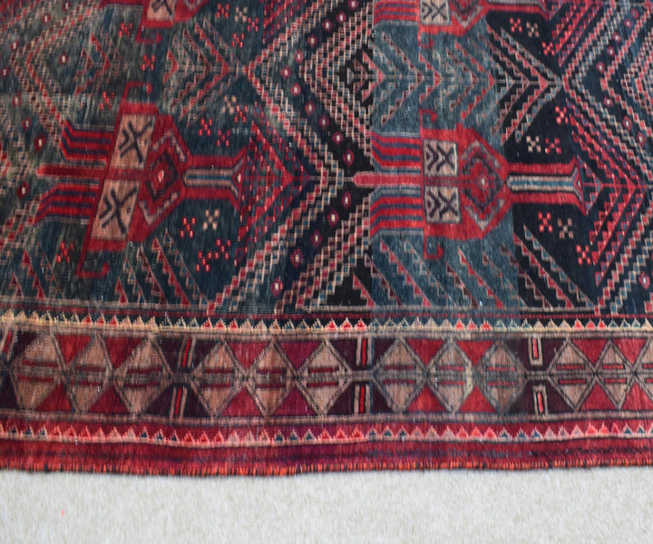 4 X 9 Ft Handmade Rug From Anatolian Design Turkish Wool Carpet Shr1010