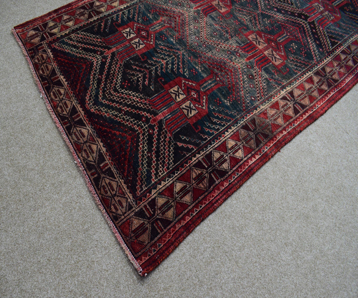 4 X 9 Ft Handmade Rug From Anatolian Design Turkish Wool Carpet Shr1010