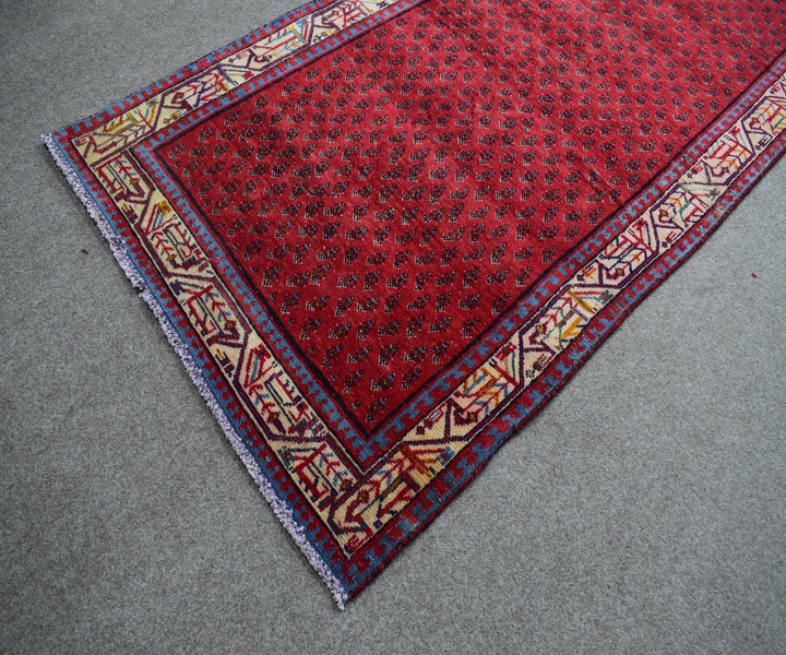 3 X 10 Ft Handmade Runner Rug From Anatolian Design Turkish Wool Carpet Shr1013