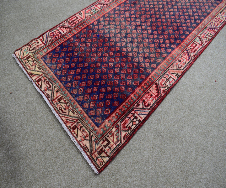 3 X 9 Ft Handmade Runner Rug From Anatolian Design Turkish Wool Carpet Shr1015