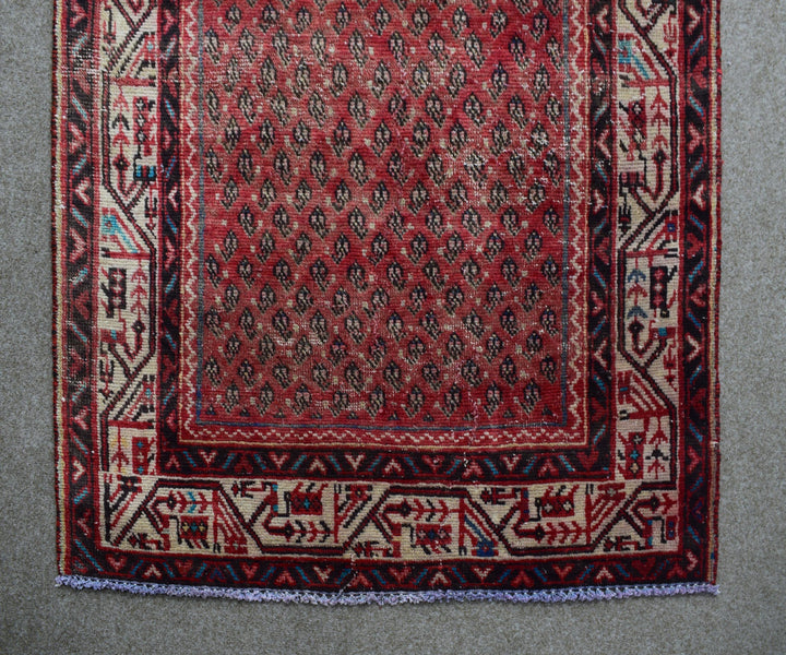 3 X 9 Ft Handmade Runner Rug From Anatolian Design Turkish Wool Carpet Shr1028