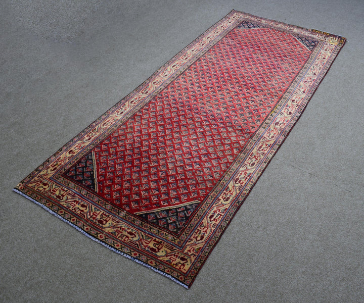 4 X 11 Ft Handmade Runner Rug From Anatolian Design Turkish Wool Carpet Shr1033