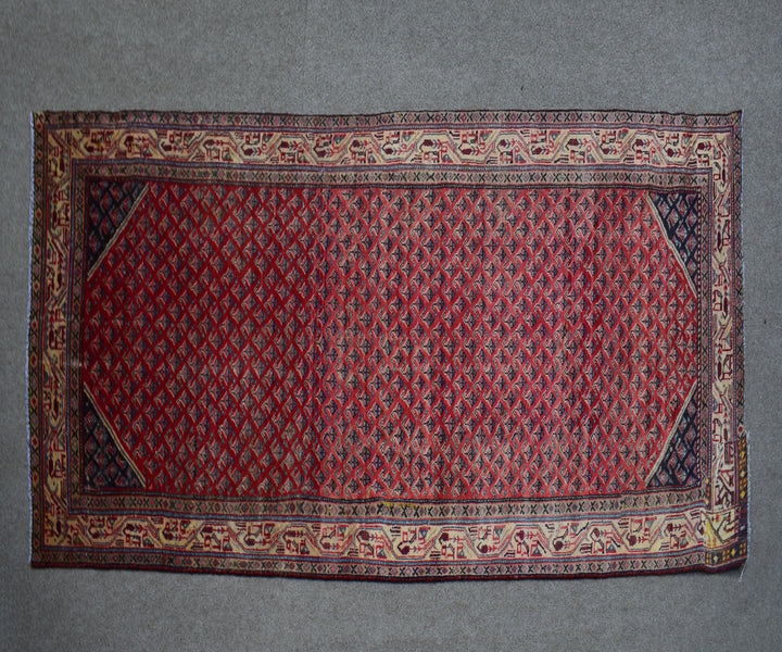 4 X 11 Ft Handmade Runner Rug From Anatolian Design Turkish Wool Carpet Shr1033