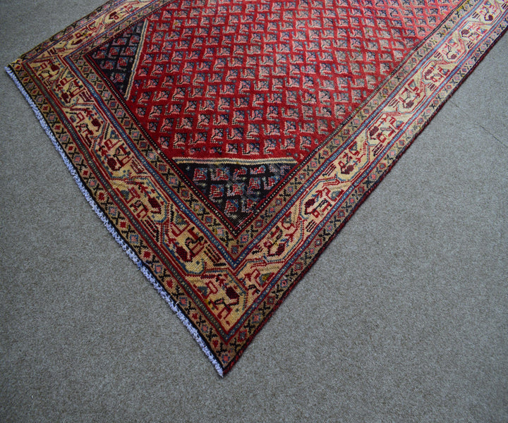 4 X 11 Ft Handmade Runner Rug From Anatolian Design Turkish Wool Carpet Shr1033