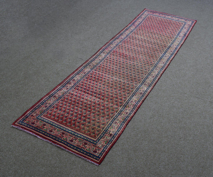 3 X 10 Ft Handmade Runner Rug From Anatolian Design Turkish Wool Carpet Shr1041