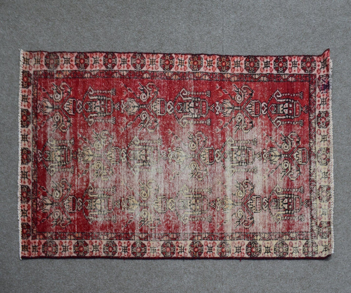 3 X 6 Ft Handmade Rug From Anatolian Design Turkish Wool Carpet Shr1043