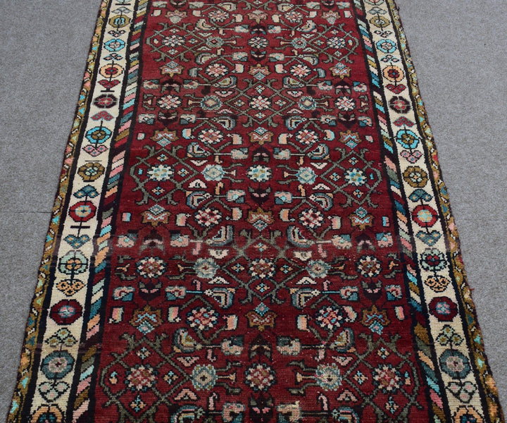 3 X 9 Ft Handmade Runner Rug From Anatolian Design Turkish Wool Carpet Shr1045