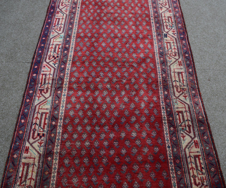 3 X 10 Ft Handmade Runner Rug From Anatolian Design Turkish Wool Carpet Shr1058