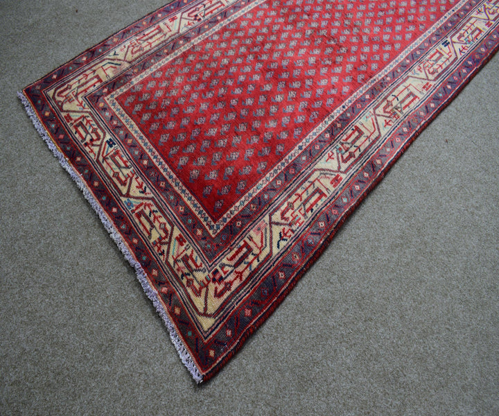 3 X 10 Ft Handmade Runner Rug From Anatolian Design Turkish Wool Carpet Shr1058