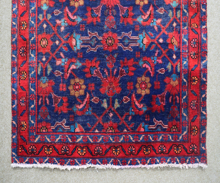 4 X 9 Ft Handmade Rug From Anatolian Design Turkish Wool Carpet Shr1062