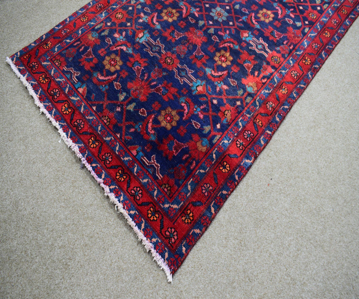 4 X 9 Ft Handmade Rug From Anatolian Design Turkish Wool Carpet Shr1062