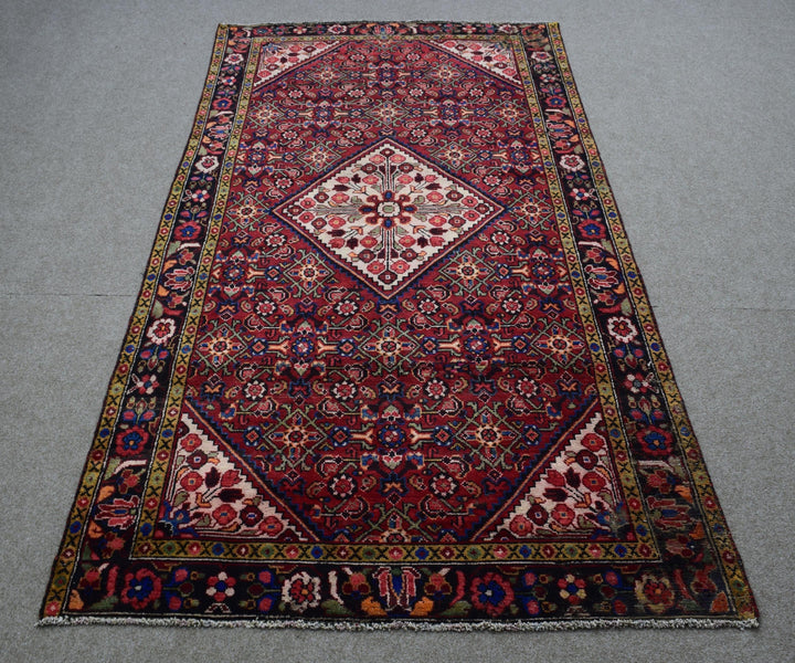 4 X 9 Ft Handmade Rug From Anatolian Design Turkish Wool Carpet Shr1064