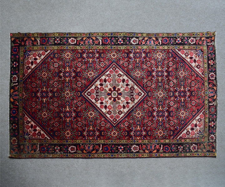 4 X 9 Ft Handmade Rug From Anatolian Design Turkish Wool Carpet Shr1064