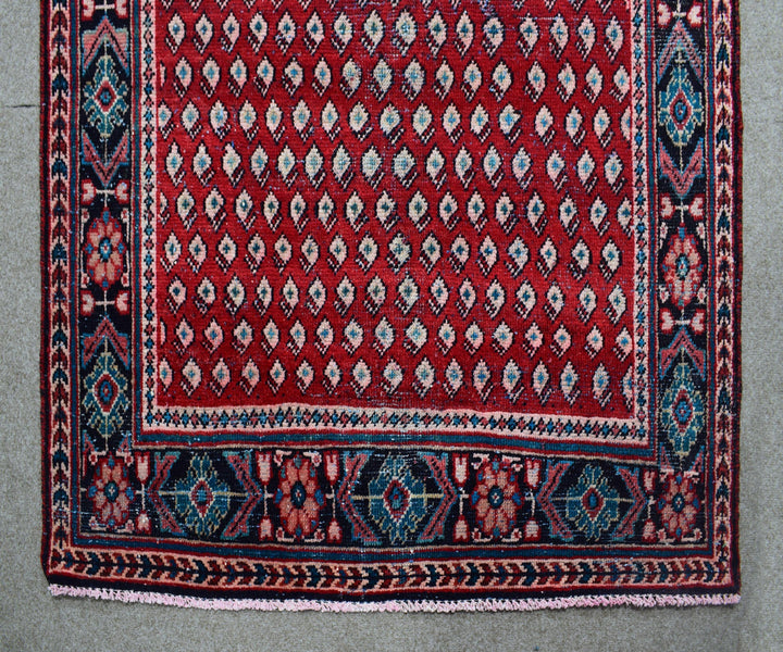 4 X 9 Ft Handmade Rug From Anatolian Design Turkish Wool Carpet Shr1072