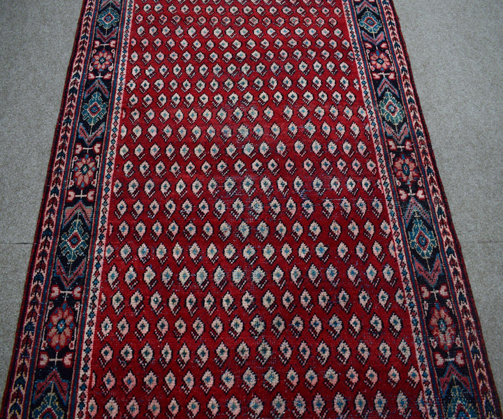 4 X 9 Ft Handmade Rug From Anatolian Design Turkish Wool Carpet Shr1072