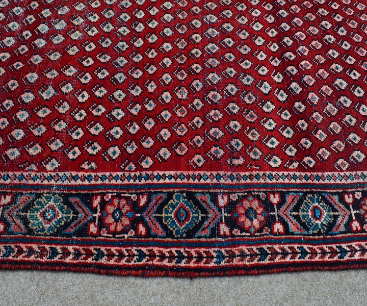 4 X 9 Ft Handmade Rug From Anatolian Design Turkish Wool Carpet Shr1072