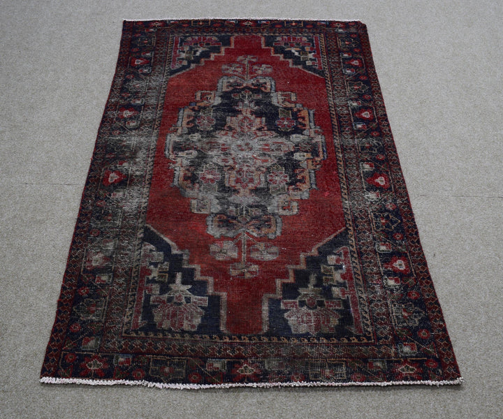 4 X 7 Ft Handmade Rug From Anatolian Design Turkish Wool Carpet Shr1077