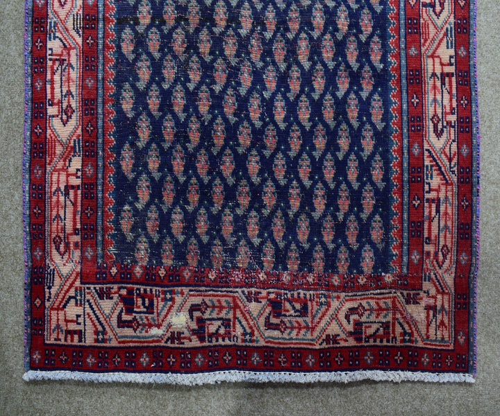 3 X 8 Ft Handmade Rug From Anatolian Design Turkish Wool Carpet Shr1088