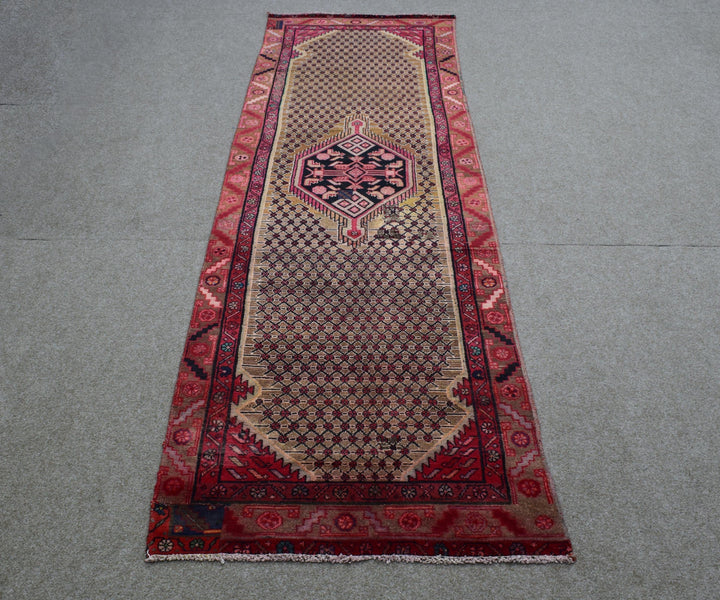 3 X 10 Ft Handmade Runner Rug From Anatolian Design Turkish Wool Carpet Shr1093