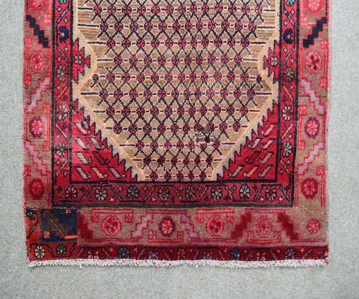 3 X 10 Ft Handmade Runner Rug From Anatolian Design Turkish Wool Carpet Shr1093