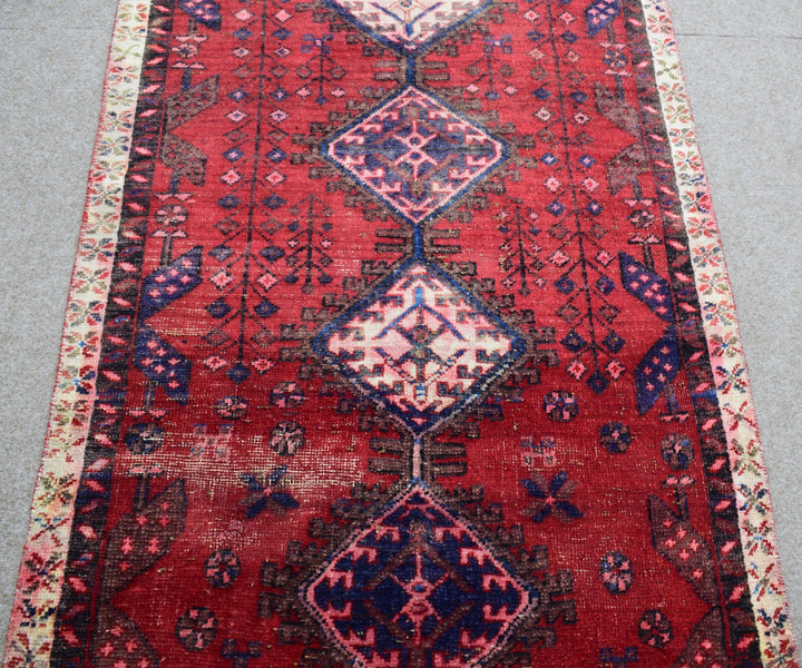 3 X 9 Ft Handmade Rug From Anatolian Design Turkish Wool Carpet Shr1128