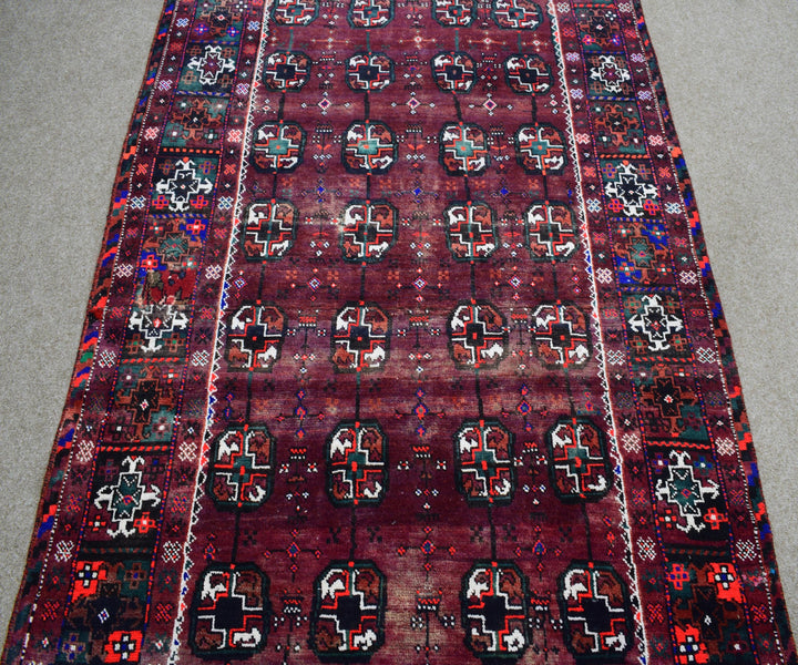 4 X 9 Ft Handmade Rug From Anatolian Design Turkish Wool Carpet Shr1136