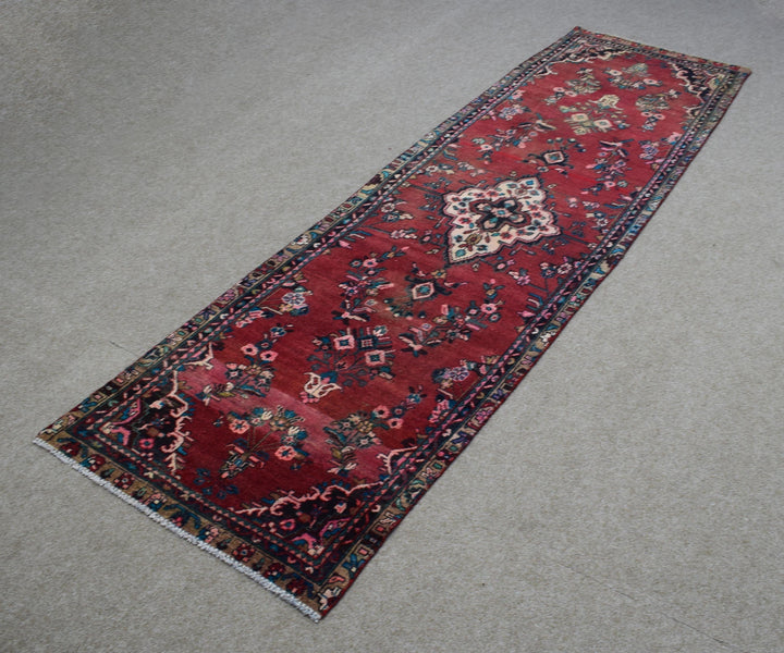 3 X 11 Ft Handmade Runner Rug From Anatolian Design Turkish Wool Carpet Shr1141
