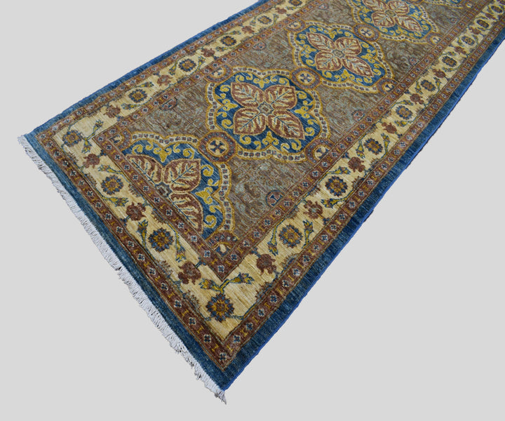 3 X 11 Ft Chobi Rug Modern Ziegler Runner From Afghanistan Chb623