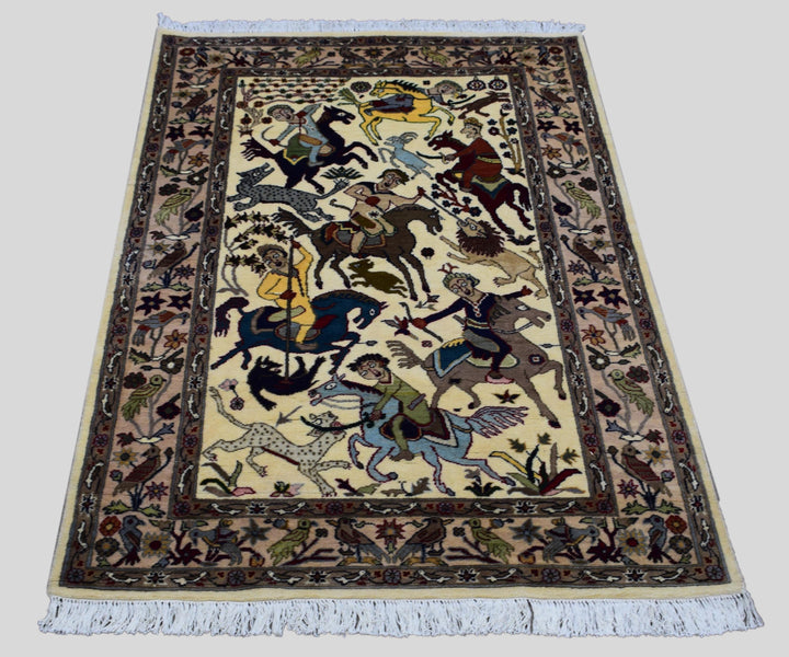 4 X 6 Ft Sootri Rug From Pakistan Str631