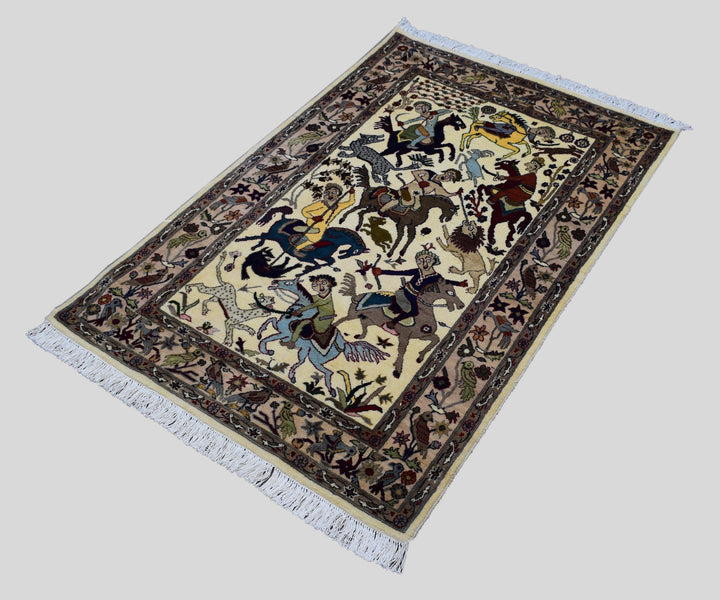 4 X 6 Ft Sootri Rug From Pakistan Str631