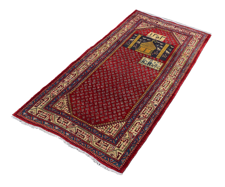 4 X 7 Ft Handmade Rug From Anatolian Design Turkish Wool Carpet Shr733