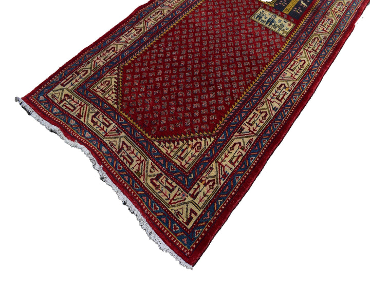 4 X 7 Ft Handmade Rug From Anatolian Design Turkish Wool Carpet Shr733