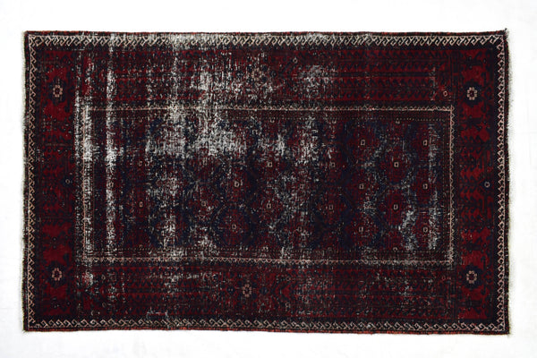 3x5 ft Handmade area rug from Anatolian design Turkish wool carpet SHR1396, Vintage rug, Antique rug,  Area rug, Organic wool rug
