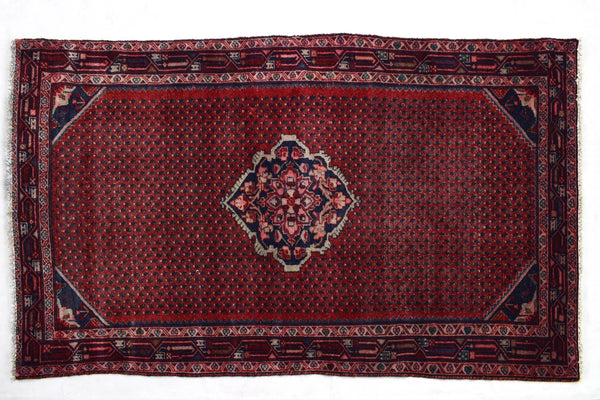 4x6 ft Handmade area rug from Anatolian design Turkish wool carpet SHR1423, Vintage rug, Antique rug,  Area rug, Organic wool rug