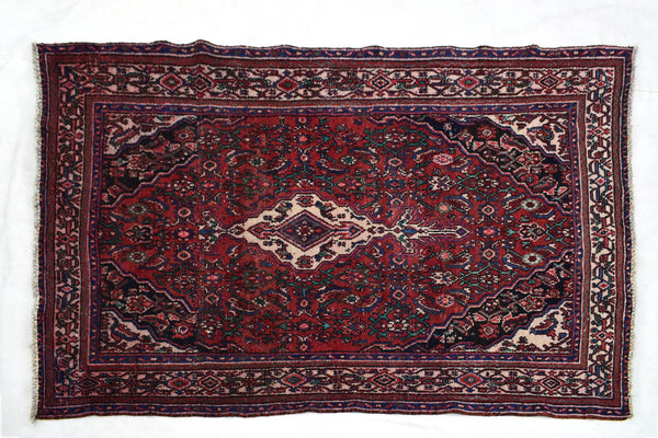 5x7 ft Handmade area rug from Anatolian design Turkish wool carpet SHR1460, Vintage rug, Antique rug,  Area rug, Organic wool rug