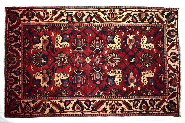 6x9 ft Handmade area rug from Anatolian design Turkish wool carpet SHR1375, Vintage rug, Antique rug,  Area rug, Organic wool rug