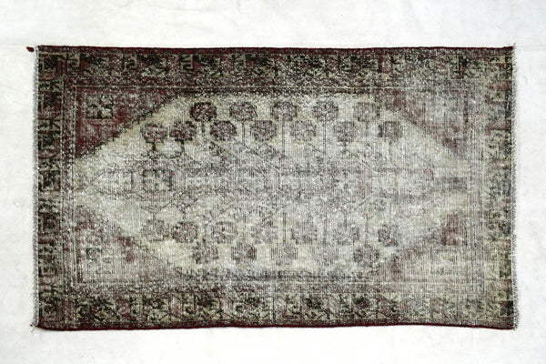 3x5 ft Handmade area rug from Anatolian design Turkish wool carpet SHR1444, Vintage rug, Antique rug,  Area rug, Organic wool rug