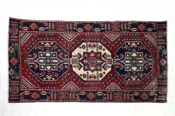 5x9 ft Handmade area rug from Anatolian design Turkish wool carpet SHR1459, Vintage rug, Antique rug,  Area rug, Organic wool rug