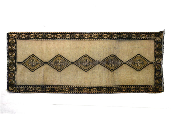 3x7 ft Handmade area rug from Anatolian design Turkish wool carpet SHR1471, Vintage rug, Antique rug,  Area rug, Organic wool rug