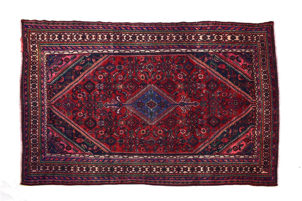 7x10 ft Handmade area rug from Anatolian design Turkish wool carpet SHR1496, Vintage rug, Antique rug,  Area rug, Organic wool rug