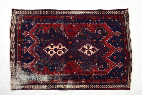 5x7 ft Handmade area rug from Anatolian design Turkish wool carpet SHR1525, Vintage rug, Antique rug,  Area rug, Organic wool rug