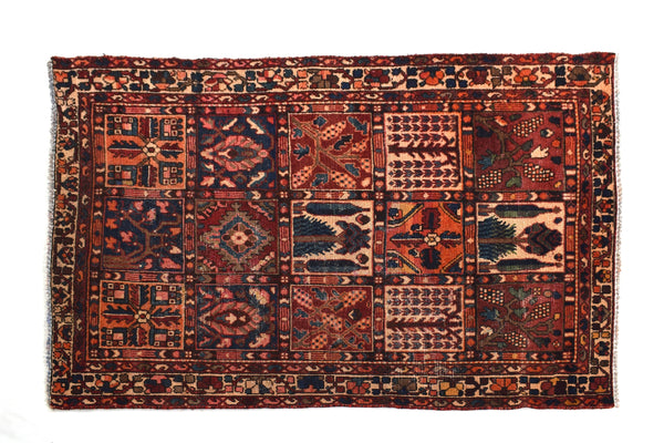 4x6 ft Handmade area rug from Anatolian design Turkish wool carpet SHR1569, Vintage rug, Antique rug, Area rug, Organic wool rug