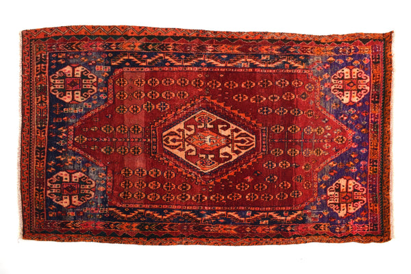 4x6 ft Handmade area rug from Anatolian design Turkish wool carpet SHR1666 Vintage rug, Antique rug, Area rug, Organic wool rug