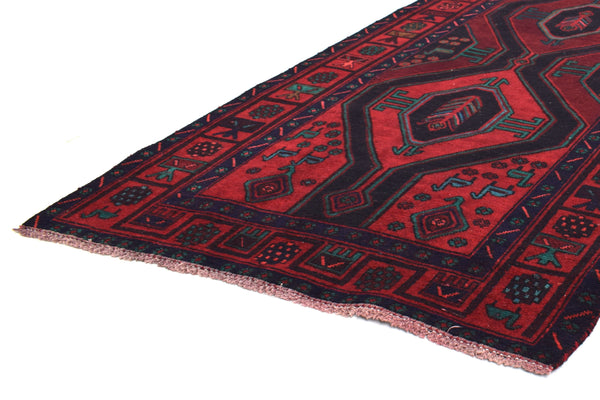 4x9 ft Handmade area rug from Anatolian design Turkish wool carpet SHR1763 Vintage rug, Antique rug, Area rug, Organic wool rug
