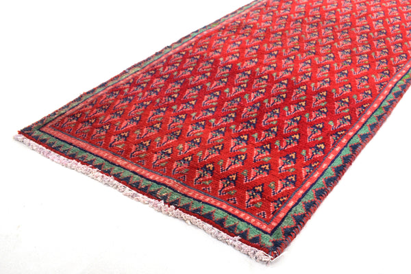 2x7 ft Handmade runner rug from Anatolian design Turkish wool carpet SHR1601, Vintage rug, Antique rug, Area rug, Organic wool rug