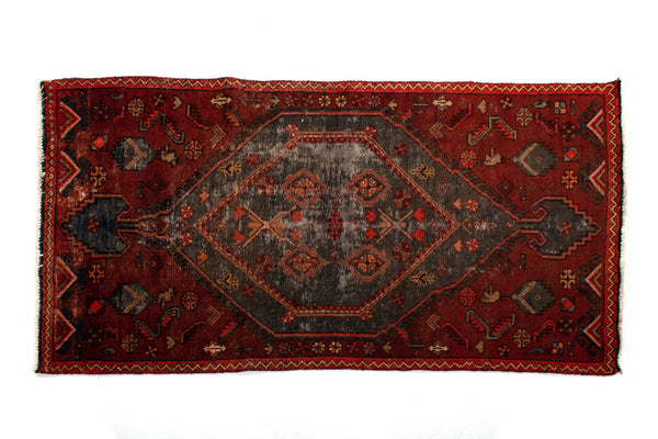 3x5 ft Handmade area rug from Anatolian design Turkish wool carpet SHR1651 Vintage rug, Antique rug, Area rug, Organic wool rug