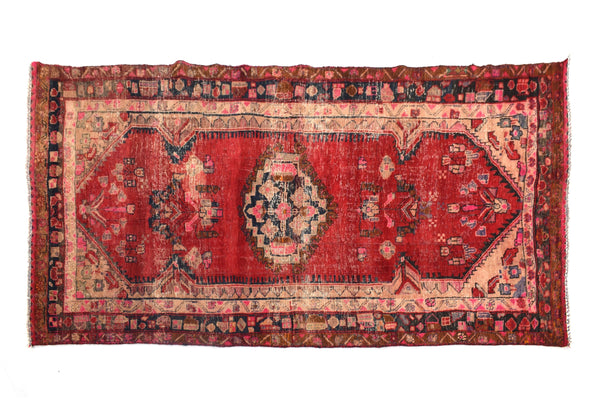 4x9 ft Handmade area rug from Anatolian design Turkish wool carpet SHR1807 Vintage rug, Antique rug, Area rug, Organic wool rug
