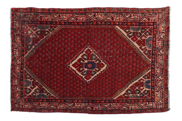 4x6 ft Handmade area rug from Anatolian design Turkish wool carpet SHR1809 Vintage rug, Antique rug, Area rug, Organic wool rug