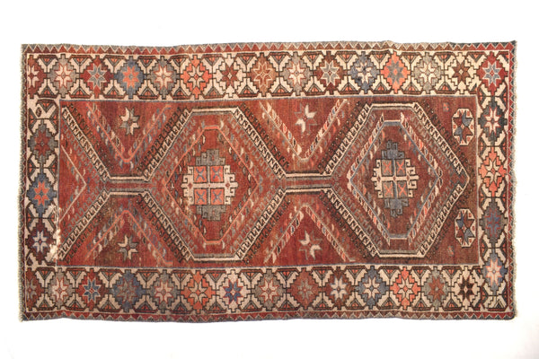 5x10 ft Handmade area rug from Anatolian design Turkish wool carpet SHR1840 Vintage rug, Antique rug, Area rug, Organic wool rug